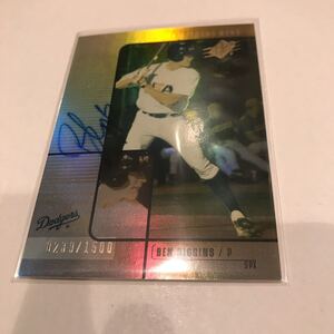 Ben Diggins 2000 UD SPX RC auto /1500