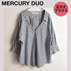 ★MERCURY DUOレディースブラウス〈FREE〉トップス　シャツ　五分丈