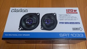 稀少　新品未使用　SRT1033 Clarion　生産終了品　 クラリオン スピーカー 　超高音質