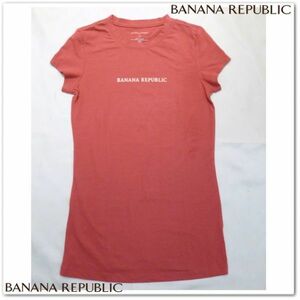 バナナリパブリック　レディース　半袖　Tシャツ　バナリパ　BANANA REPUBLIC　インポート　トップス　シンプル　アメリカ　ピンク　XS