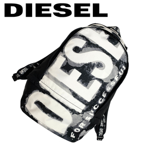 DIESEL バックパック ブランド ディーゼル リュック RAVE カモフラージュ柄 ブラック x09619-p6338-t8013