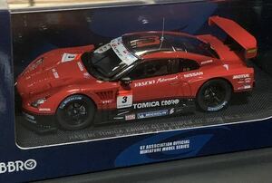 エブロ 1/43 ハセミ トミカ エブロ GT-R Winner for Rd.4 Malaysia R.クインタレッリ/安田裕信