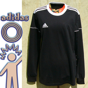 即決◆adidas◆さらーとした皿さらくろとしろcs◆O◆古着