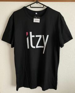 イッチ itzy　半袖 Tシャツ 黒 女性サイズL 男性サイズ M ブラック 