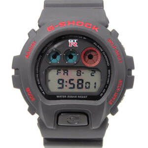 美品 CASIO G-SHOCK Gショック DW-6900FS NISSAN GT-R KWA2003L00 日産 本体のみ ジーティーアール コラボ デジタル ブラック 黒 28008295