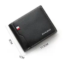 【最安値】二つ折り財布　ミニウォレット　カード収納　財布　メンズ　小銭入れ無し