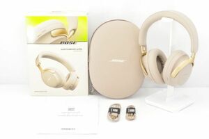 超美品★Bose ボーズ QuietComfort Ultra Headphones サンドストーン 完全ワイヤレス ノイズキャンセリングヘッドホン★元箱付き J109