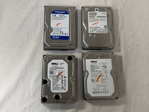 ★SATA　3.5インチ　1TBハードディスク　4個まとめて！