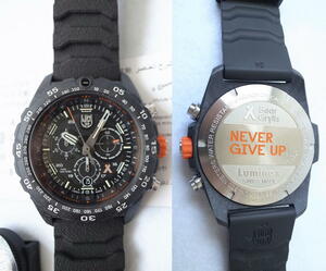 【ベア・グリルス×ルミノックスコラボ腕時計】Luminox SURVIVAL 3740 MASTER SERIES (Ref.3741) クロノグラフ クォーツ カーボン 300m防水