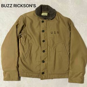 1円~ 【フライトジャケットの頂点】 BUZZ RICKSON’S バズリクソンズ ボア デッキジャケット N-1 アルパカ モヘヤ USN us.NAVY