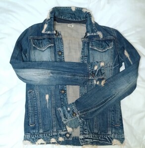 LGB / Le GRAND BLEU　DEADSTOCK　- hand made denim jaket _simple edition（raresise-mens2-m〜L） _