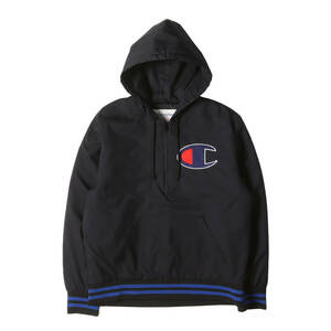 Supreme シュプリーム ジャケット サイズ:M Champion アーチロゴ ハーフジップ プルオーバー ジャケット (Half Zip Pullover) ブラック