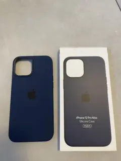 Apple iPhone 12 Pro Max シリコンケース ネイビー