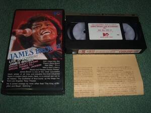 ★即決★ビデオ【JAMES BROWN/LIVE IN CONCERT】ジェームス・ブラウン■