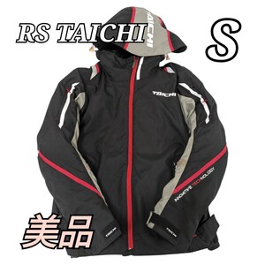 美品 TAICHI オールシーズンジャケット s RSJ706 ブラック タイチ インナー付き レッド