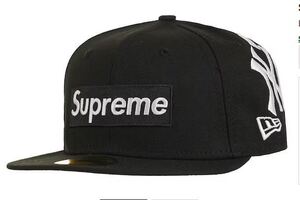 新品未開封 Supreme New York Yankees Box Logo New Era Black 黒 キャップ ボックス ロゴ