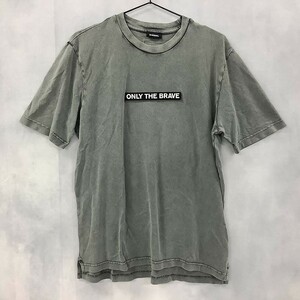 DIESEL ディーゼル Tシャツ グレー系 S / 小型便OK [D2781]