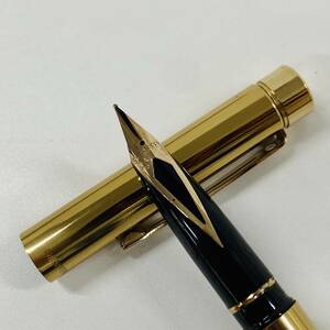 P304-H5-2473 ★ SHEAFFER シェーファー IMPERIAL BRASS インペリアルブラス 万年筆 ペン先 14K 585刻印 ゴールド ケース付き 筆記用具 ④