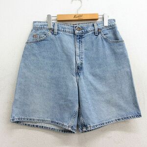 古着 リーバイス Levis 951 ショート パンツ ショーツ レディース 90s コットン 紺 ネイビー デニム 23jul06 中古 ボトムス 短パン シ