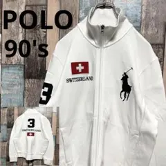 90s POLO ラルフローレン ジャケット SWITZERLAND