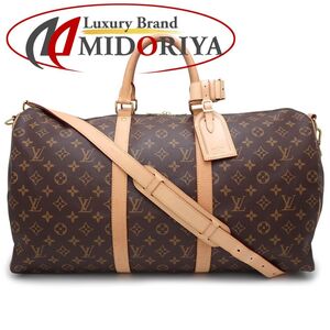 LOUIS VUITTON ルイヴィトン モノグラム キーポルバンドリエール50 M41416 ボストンバッグ ブラウン/351754【中古】