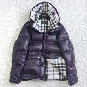 バーバリーブラックレーベル ダウンジャケット 3WAY BURBERRY ダウンベスト ノバチェック