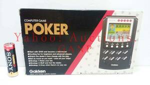 GAKKEN LCD COMPUTER GAME POKER /ポーカー　トランプ・カードゲーム　電子ゲーム　Gakken /学研　新品・未使用品　※動作確認済み。