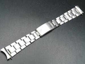 希少 1円～！ROLEX ロレックス 純正巻きブレス 7836 FF358 取付幅約20mm SS 3連 ヴィンテージ メンズ 腕時計 パーツ1