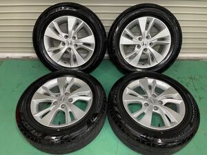 2022年製 ブリヂストン playz PX-Ⅱ 215/60R16 ホンダ ヴェゼル 純正ホイール RU系 5穴 PCD114.3 16×7J +55 1円スタート 売り切り