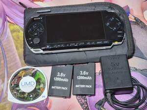 プレイステーション　ポータブル PSP 3000 ブラック 本体 その他 1式