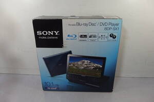 ◆未使用 SONY(ソニー) ポータブル ブルーレイディスク/DVDプレーヤー BDP-SX1 L(ブルー) BD(Blu-ray)/DVD/CD/USBプレーヤー