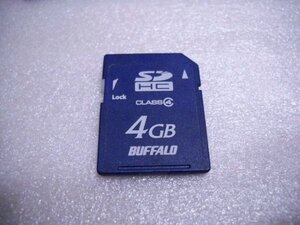 BUFFALO　SDHCカード　4GB　