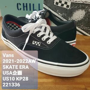 VANSヴァンズ■極美品 21-22年 秋冬 SKATE ERA スケート エラ US10 JP28cm USA規格 スエード×キャンバス 黒 SKATE CLASSICS