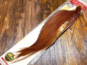 ■ Whiting Dry Fly hackle ホワイティング ドライフライ ハックル 1/2 ロースター ケープ ブロンズ 未使用 開封品 ★