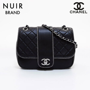 シャネル CHANEL ショルダーバッグ マトラッセ27番台 ブラック