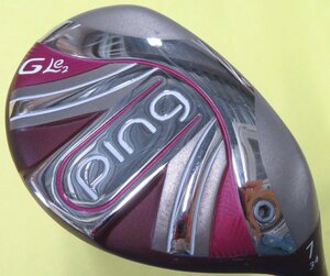 【中古／女性用】PING　ピン　G Le 2　ジーエルイー　ユーティリティ 　#7（34°）【L】ULT 240 J　HCなし