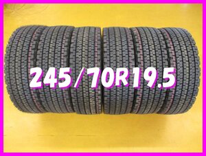 ★送料無料 D6s★　新品　スタッドレス　245/70R19.5　136/134J　BRIDGESTONE　ECOPIA W901　冬６本　※2023年製