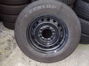 1本です。ハイエース　15×6　PCD139.7★195/80R15　107/105L　LT★ダンロップ　SP175★スペアーに