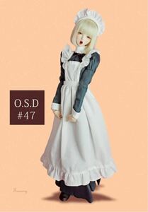 新品未開封 ANGEL PHILIA O.S.D ワンセレ47番目のオンナコ用 ロングメイド服セット グリーン vmf50 MSD MDD オビツ50 アゾン50 parabox