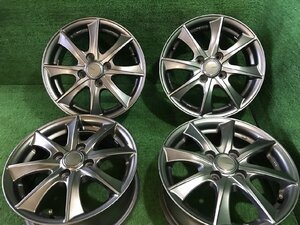 中古アルミホイール BS LEBEN ブリヂストン 14X5.5JJ+45 PCD100 4穴 a-3242 J2-2 YM