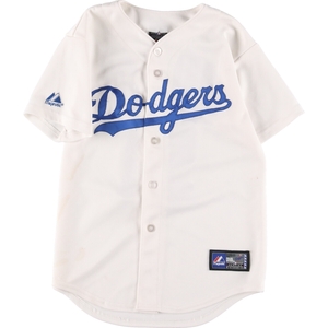 古着 majestic ロサンゼルス ドジャース Los Angeles Dodgers ベースボールシャツ レディースM /eaa328555 ss2501_10