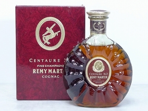 Y801422*5A▲未開栓品CENTAURE XO REMY MARTIN/レミーマルタンセントー元箱付・コニャックブランデーグリーンボトル希少