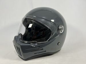 フルフェイスヘルメット パールグレイMotorheadz Lサイズ　検索用SHOEI ショウエイ Arai アライ NEO