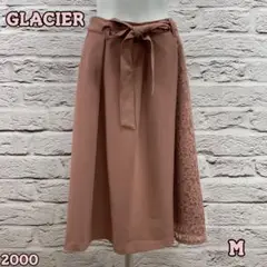 ☆6906P☆ GLACIER 膝丈スカート レース ピンク