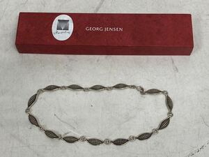 GEORG JENSEN ジョージジェンセン 425 リーネムンテ ネックレス SV925 シルバー レディース　中古品