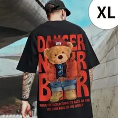 限定セール中♡半袖 Tシャツ  XL ストリート ビッグシルエット　五分丈　黒