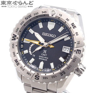 101760334 セイコー SEIKO プロスペックス ルクス GMT SBDB029 5R66-0BM0 ブラック チタン 腕時計 メンズ スプリングドライブ