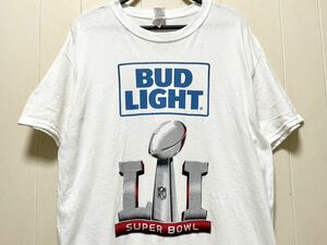 SUPER BOWL BUD LIGHTバドワイザースーパーボールTシャツ L ギルダン