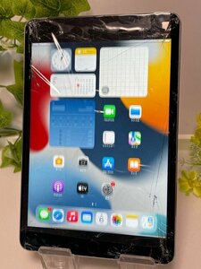 1円～ ジャンク 操作不可 部品 iPad mini4 Wi-Fi＋cellular 128GB au 判定〇 スペースグレイ A1550 MK762J/A　割れ　 Y31