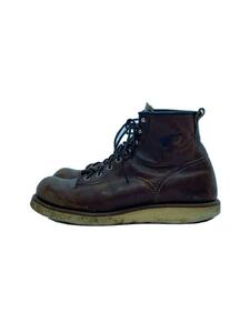 RED WING◆LINEMAN BOOTS/US8/BRW/レザー/2906/USA製